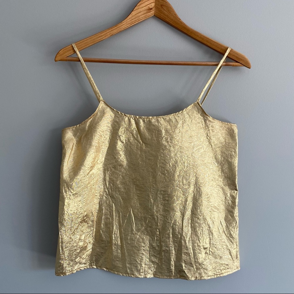 Vintage Metallic Gold Tank